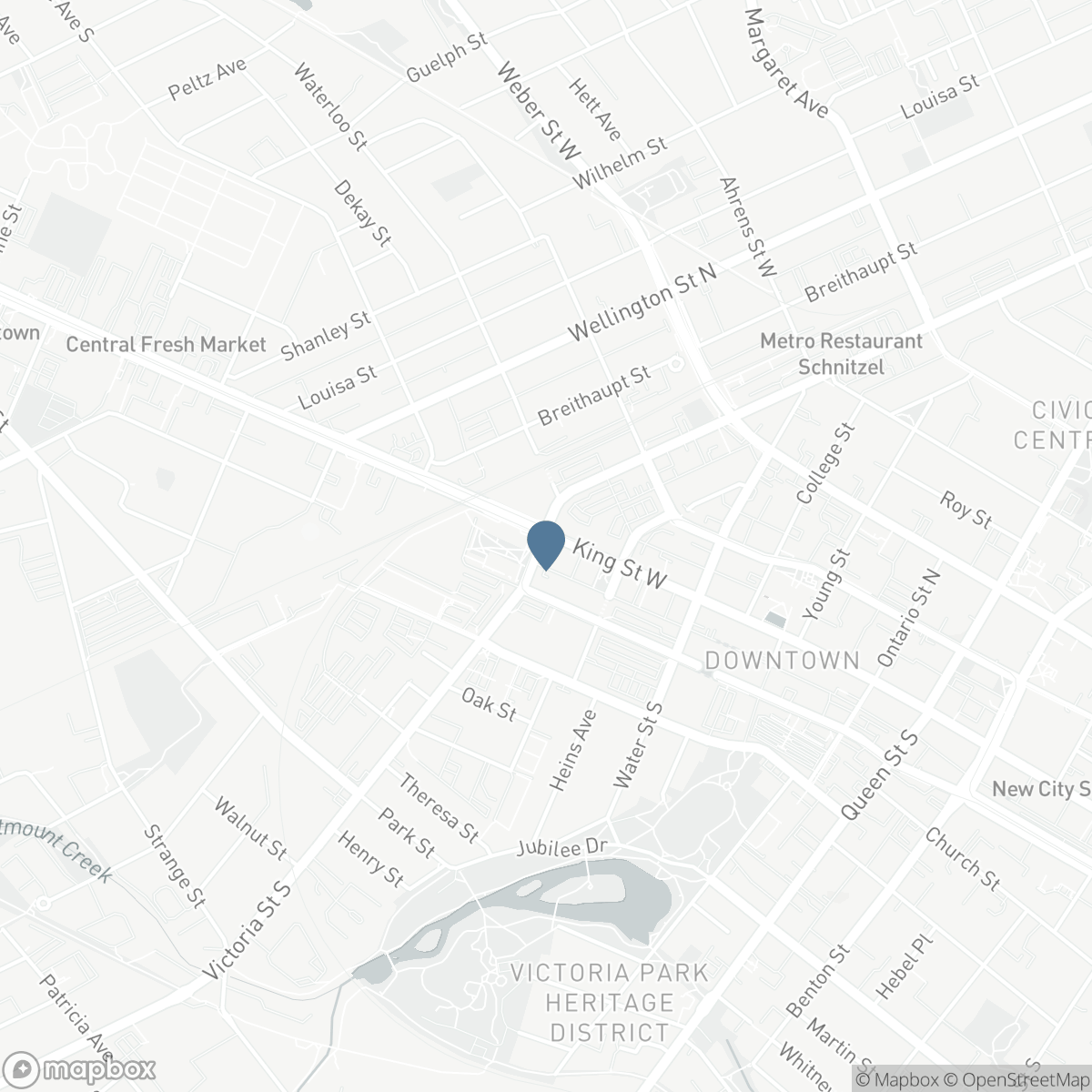 1 VICTORIA Street S Unit# 811, Kitchener, Ontario N2G 0B5